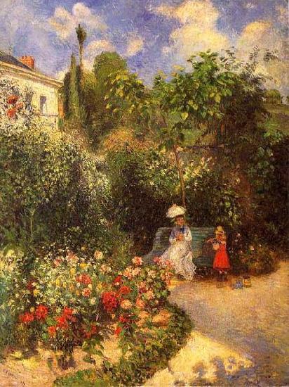 Camille Pissarro The garden of Pontoise oil painting picture